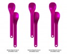 Magenta Spoons - tekstur undersiden (stor) thumbnail