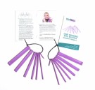 Bite block - sensory friendly, Purple (2 sett). Fra skolealder og oppover. thumbnail