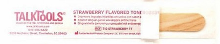 Tongue Depressors Strawberry - Spatel med smak og lukt av jordbær