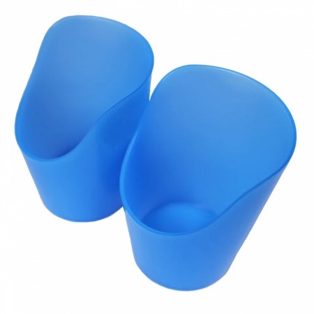 Blue Cut-Out Cup, medium, 2 pk